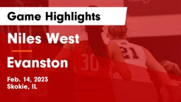 Niles West  vs Evanston  Game Highlights - Feb. 14, 2023
