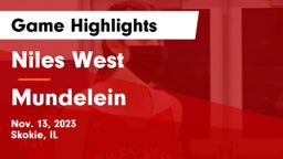 Niles West  vs Mundelein  Game Highlights - Nov. 13, 2023