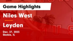 Niles West  vs Leyden  Game Highlights - Dec. 27, 2023