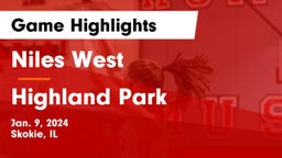 Niles West  vs Highland Park  Game Highlights - Jan. 9, 2024