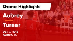 Aubrey  vs Turner  Game Highlights - Dec. 6, 2018