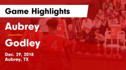 Aubrey  vs Godley  Game Highlights - Dec. 29, 2018