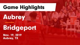 Aubrey  vs Bridgeport  Game Highlights - Nov. 19, 2019