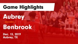 Aubrey  vs Benbrook  Game Highlights - Dec. 13, 2019