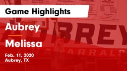 Aubrey  vs Melissa  Game Highlights - Feb. 11, 2020