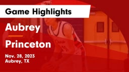 Aubrey  vs Princeton  Game Highlights - Nov. 28, 2023