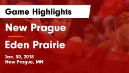 New Prague  vs Eden Prairie  Game Highlights - Jan. 30, 2018