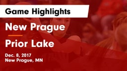 New Prague  vs Prior Lake  Game Highlights - Dec. 8, 2017