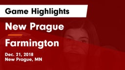 New Prague  vs Farmington  Game Highlights - Dec. 21, 2018