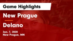 New Prague  vs Delano  Game Highlights - Jan. 7, 2020