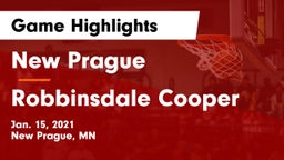 New Prague  vs Robbinsdale Cooper  Game Highlights - Jan. 15, 2021
