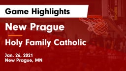 New Prague  vs Holy Family Catholic  Game Highlights - Jan. 26, 2021