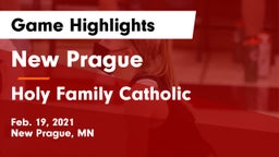 New Prague  vs Holy Family Catholic  Game Highlights - Feb. 19, 2021