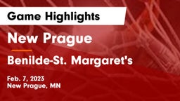 New Prague  vs Benilde-St. Margaret's  Game Highlights - Feb. 7, 2023