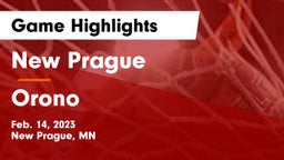 New Prague  vs Orono  Game Highlights - Feb. 14, 2023