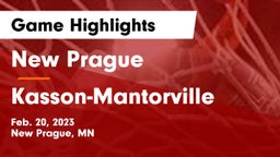 New Prague  vs Kasson-Mantorville  Game Highlights - Feb. 20, 2023