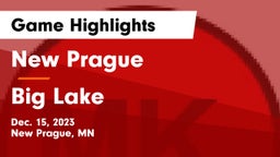 New Prague  vs Big Lake  Game Highlights - Dec. 15, 2023