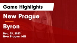 New Prague  vs Byron  Game Highlights - Dec. 29, 2023