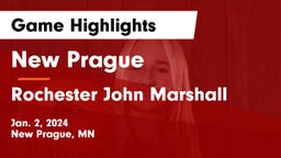 New Prague  vs Rochester John Marshall  Game Highlights - Jan. 2, 2024
