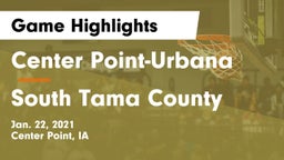 Center Point-Urbana  vs South Tama County  Game Highlights - Jan. 22, 2021