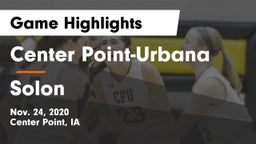 Center Point-Urbana  vs Solon  Game Highlights - Nov. 24, 2020