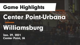 Center Point-Urbana  vs Williamsburg  Game Highlights - Jan. 29, 2021