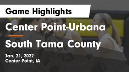 Center Point-Urbana  vs South Tama County  Game Highlights - Jan. 21, 2022