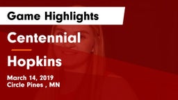 Centennial  vs Hopkins  Game Highlights - March 14, 2019