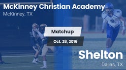 Matchup: McKinney Christian vs. Shelton  2016