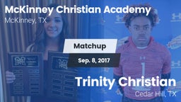 Matchup: McKinney Christian vs. Trinity Christian  2017