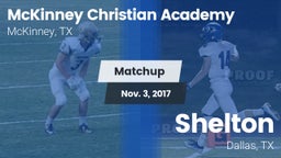 Matchup: McKinney Christian vs. Shelton  2017