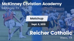 Matchup: McKinney Christian vs. Reicher Catholic  2019