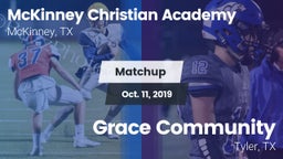 Matchup: McKinney Christian vs. Grace Community  2019