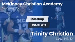Matchup: McKinney Christian vs. Trinity Christian  2019