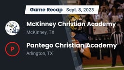 Recap: McKinney Christian Academy vs. Pantego Christian Academy 2023