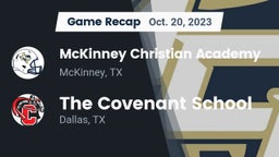 Recap: McKinney Christian Academy vs. The Covenant School 2023