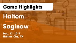 Haltom  vs Saginaw  Game Highlights - Dec. 17, 2019