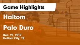 Haltom  vs Palo Duro  Game Highlights - Dec. 27, 2019