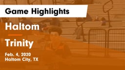 Haltom  vs Trinity  Game Highlights - Feb. 4, 2020