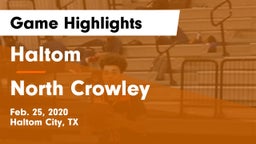 Haltom  vs North Crowley  Game Highlights - Feb. 25, 2020