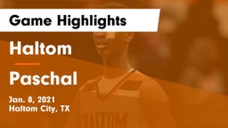 Haltom  vs Paschal  Game Highlights - Jan. 8, 2021