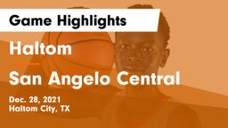 Haltom  vs San Angelo Central  Game Highlights - Dec. 28, 2021