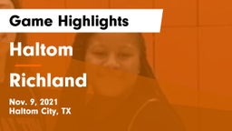 Haltom  vs Richland  Game Highlights - Nov. 9, 2021