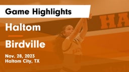 Haltom  vs Birdville  Game Highlights - Nov. 28, 2023