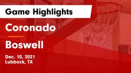 Coronado  vs Boswell   Game Highlights - Dec. 10, 2021