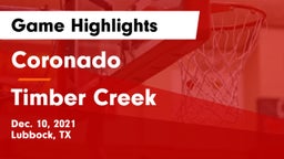 Coronado  vs Timber Creek  Game Highlights - Dec. 10, 2021