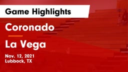 Coronado  vs La Vega Game Highlights - Nov. 12, 2021