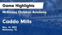 McKinney Christian Academy vs Caddo Mills  Game Highlights - Nov. 14, 2023