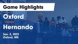 Oxford  vs Hernando  Game Highlights - Jan. 3, 2023
