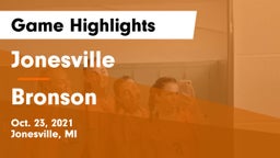 Jonesville  vs Bronson  Game Highlights - Oct. 23, 2021